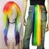 Syntetické Vlasy Dámská Cosplay Paruka My Little Pony Rainbow Dash Vícebarevná Tepelně Odolná Párty Paruka