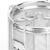 Seasoning Strainer Large Stainless Steel Tea Infuser, sieve fine mesh with Extended Chain Hook for Brew Loose Leaf Tea, Seasonings Cooking, Ice Cube