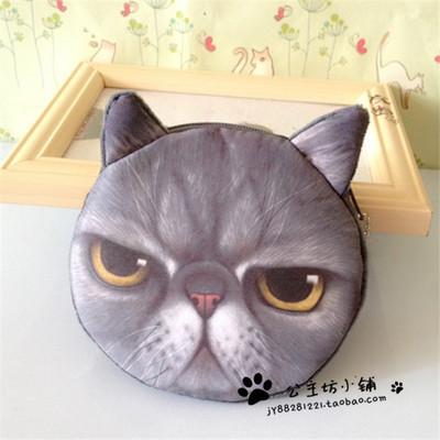 Cat Coin Purse Meow Star Dog Wallet Cute Cartoon Gift Coin Card Bag Key Bag Coin Pouch Clutch Bag Wholesale