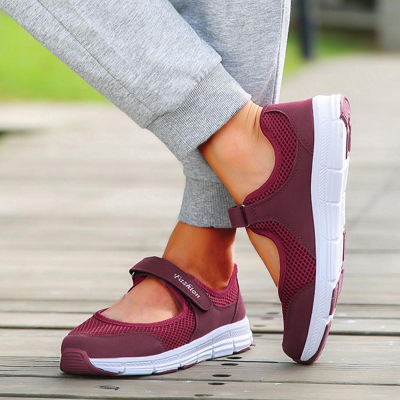 Fashion Women's Sneaker 2025 New Comfortable Ladies Shoes Mesh Fabric Sneaker Women Platform Tenis Feminino Casual Sneaker Woman