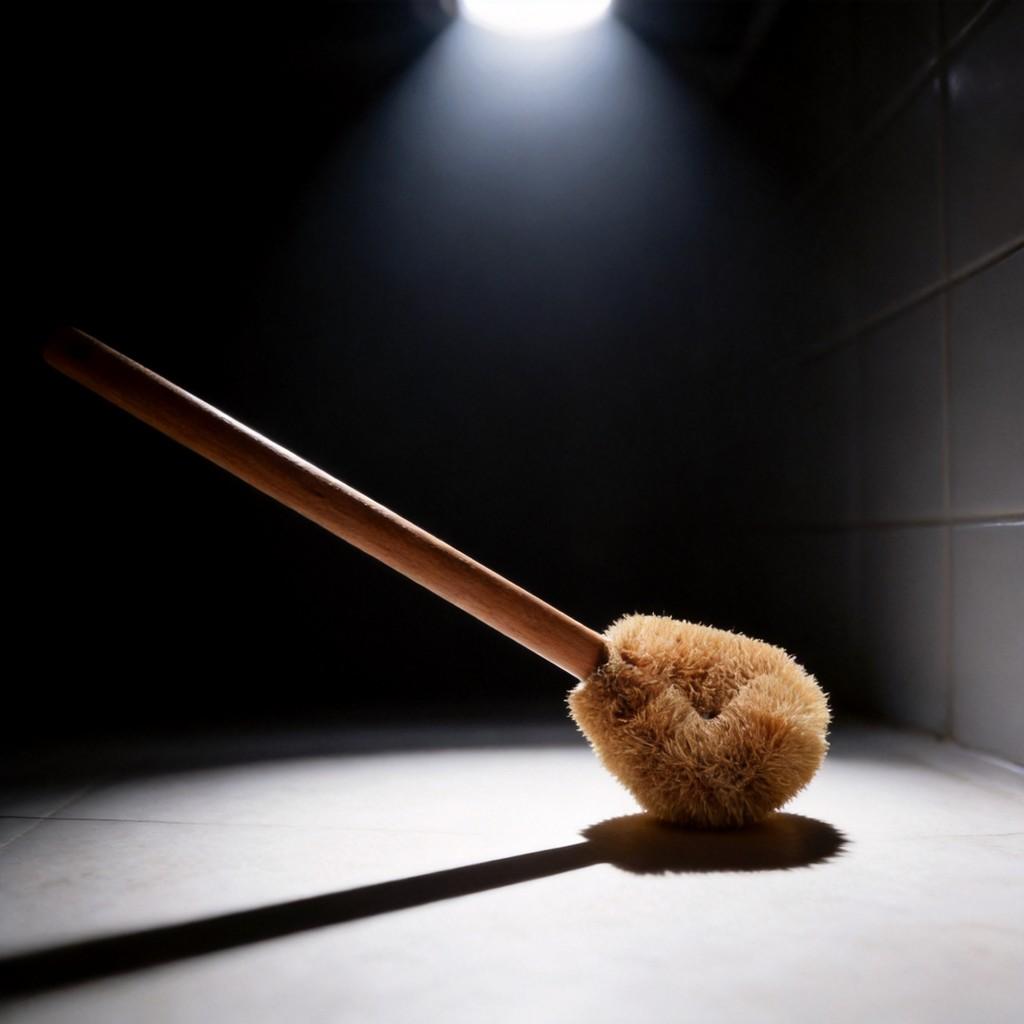 Toilet Brush With Long Handle And Coconut Fiber For Bathroom Cleaning
