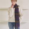 ABRAHAM MOON Merino Wool Muffler 25cm - Heather Stewart