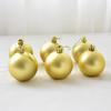 NUCHI Shiny Matte Christmas Ornaments - Hanging Tree Balls for Holiday Decor.