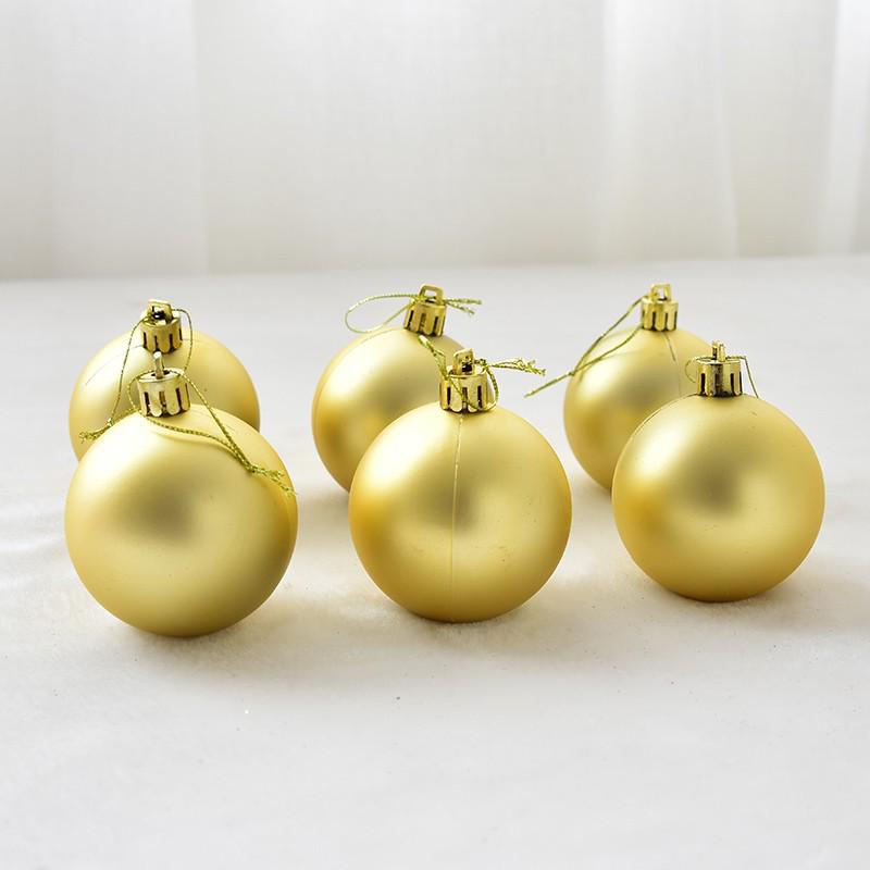 NUCHI Shiny Matte Christmas Ornaments - Hanging Tree Balls for Holiday Decor.