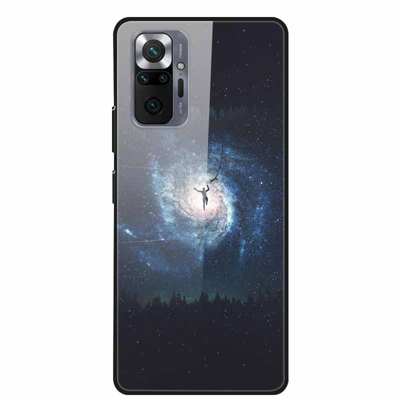 Tempered Glass Colorful Cover For Xiaomi Redmi Note 10 Pro Case Hard Shockproof Funda for Redmi Note10 / Note 10Pro Cases Shell