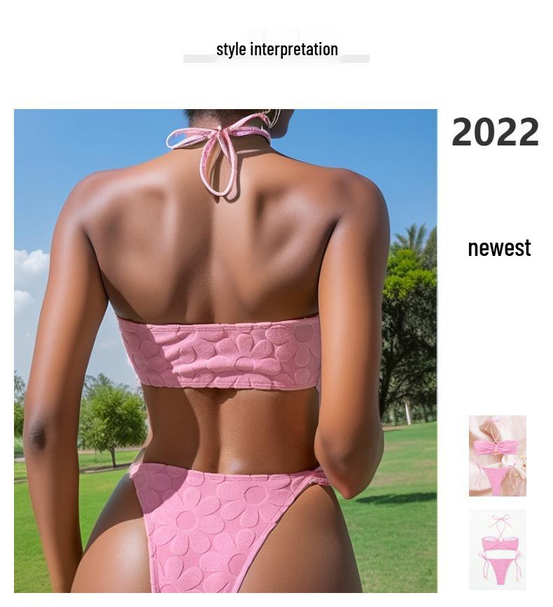 Women's Sexy Two-Piece Solid Color Bikini - Hot Selling Slimming Beach Swimwear