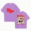 New Anime Dandadan Skeleton Wealth Cat Printed T Shirt Women Men Teens Fashion Hip Hop Harajuku Casual Short Sleeve Tops Tees