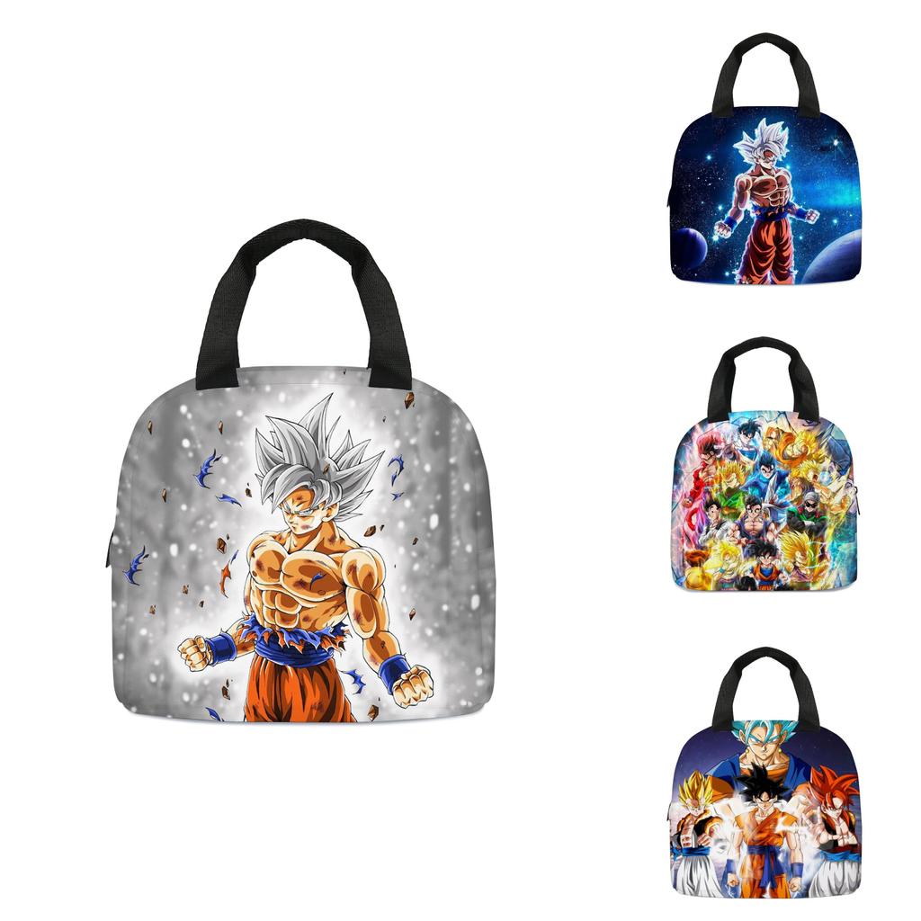 Sac à lunch isotherme Dragon Ball Compact Pliable Porte-bento Pour étudiants Et voyageurs