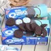 Korean OREO Mint Chocolate Cream Sandwich Cookies - Popular Snacks