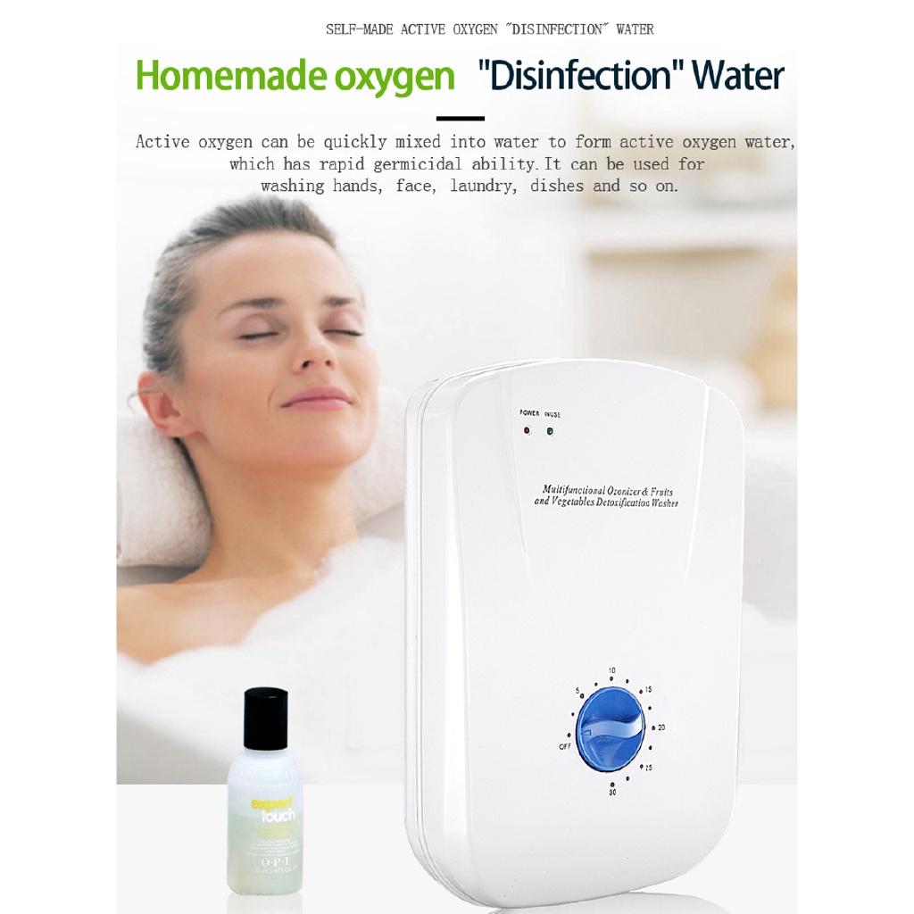 18W Ozone Generator Ozonator Ionizer Home Sterilizer Timer Oil Vegetable Meat Fresh Purify