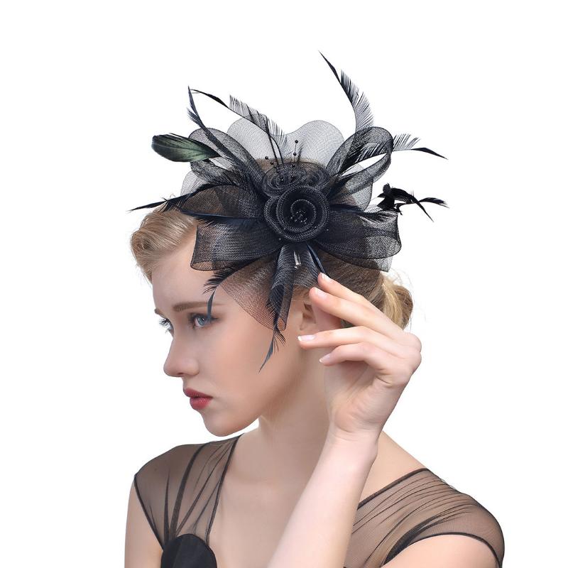 Feather Aliceband Fascinator Headband Weddings Ladies Day Race Royal Ascot