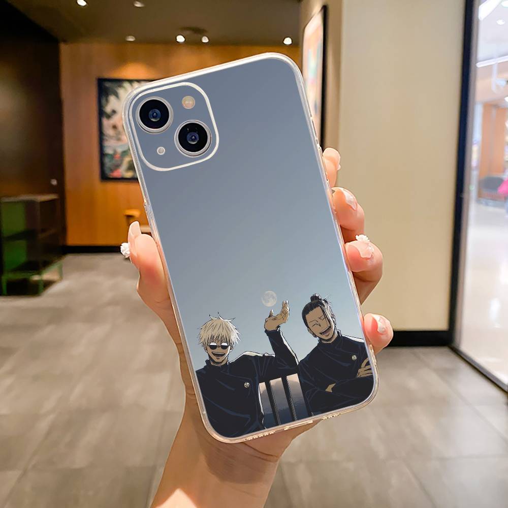 

J-J-ujutsu Kaisen-S-uguru- Geto Phone Case For iPhone17,16,15,14,13,12,Pro Max,16/15/14 Plus XS Soft Silicone Transparent Cover iPhone16