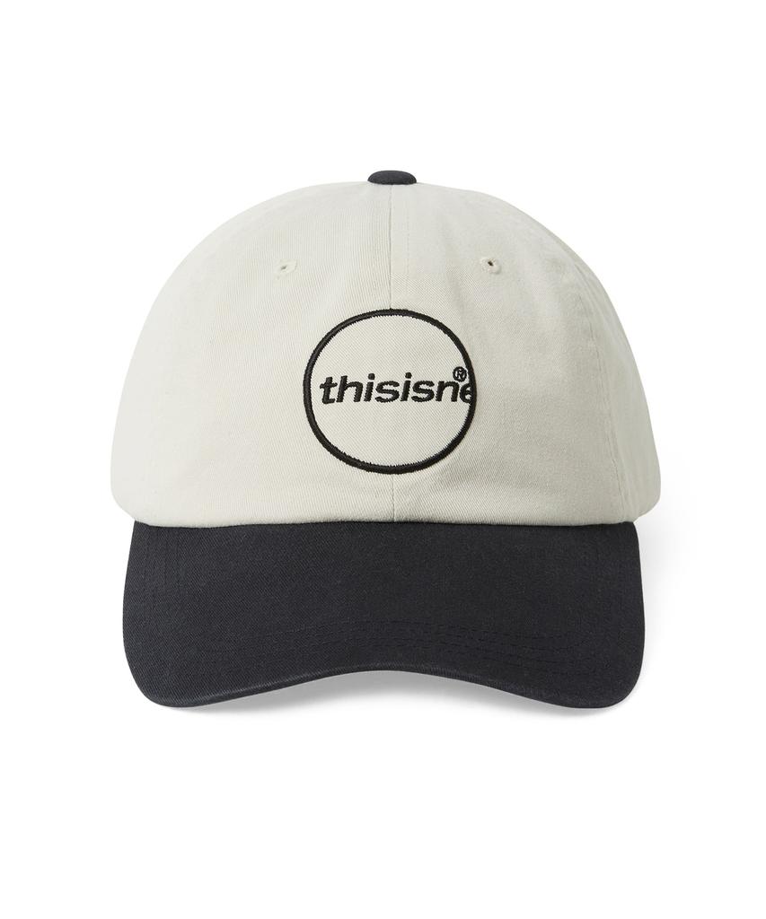 THISISNEVERTHAT C-Logo Patch Cap Ivory/Navy