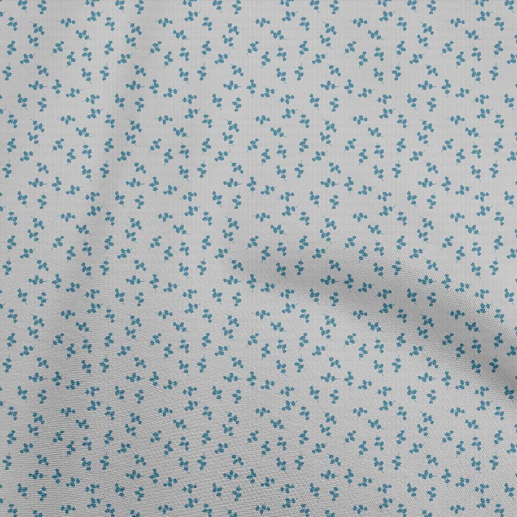 oneOone Cotton Poplin Brown Fabric Floral Sewing Craft Projects Fabric Prints By Yard 42 Inch