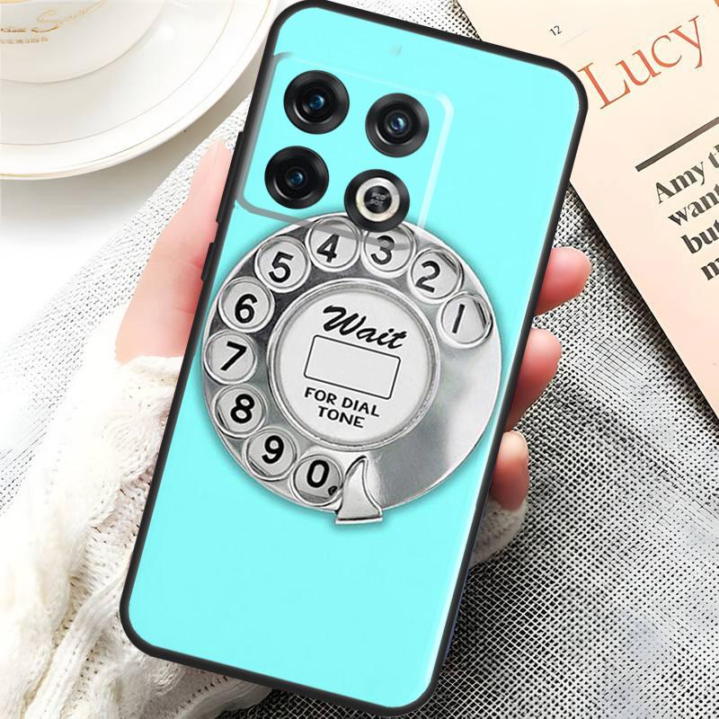

Retro Blue Payphone Vintage Cover For OnePlus 13R 15 13 13T 12 12R 10T 11 10 Pro OnePlus Nord 5 CE 3 4 Lite N20 N30 Case OnePlus 10T
