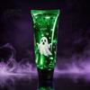 Non-Toxic Sensory Toy for Kids Ghost Toothpaste Squeeze Stress Ball Purple Glitter Flow Slow Rising Fun Halloween Decoration Fidget Toy Decompression