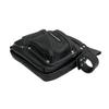 SK11 Carbon Leather Nail Bag, Black, Genuine Cowhide Leather, with Belt Loop Slits (SK-CLK-H)