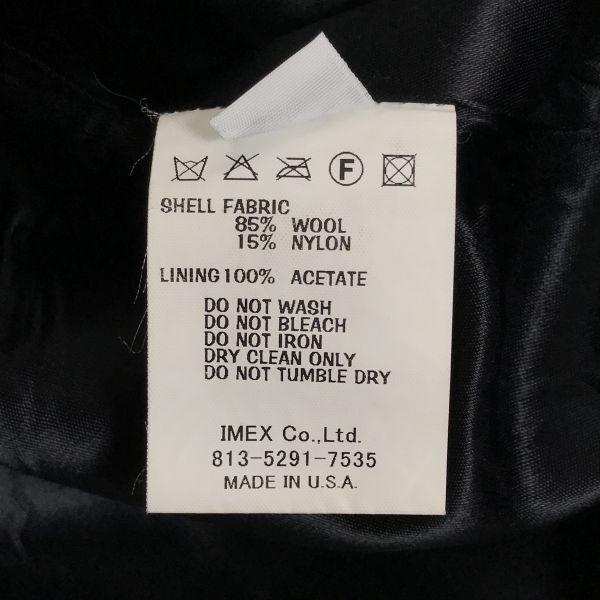 Hergestellt in den USA FIDELIT Kurzer Woll-Peacoat Oberbekleidung Damen S Grün Kariert Amerika Imex(GEBRAUCHT)