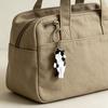 Colgante para Bolso Acrílico Plano 2D Gato Blanco Negro Llavero Encanto Portátil Ligero Organizador de Llaves Accesorio Colgante para Mochila
