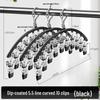 Stainless Steel 10-Clip Windproof Drying Hanger