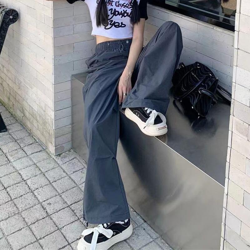 Damskie wiosenne elastyczne spodnie do dojazdów, codzienne, slim-fit z wysokim stanem