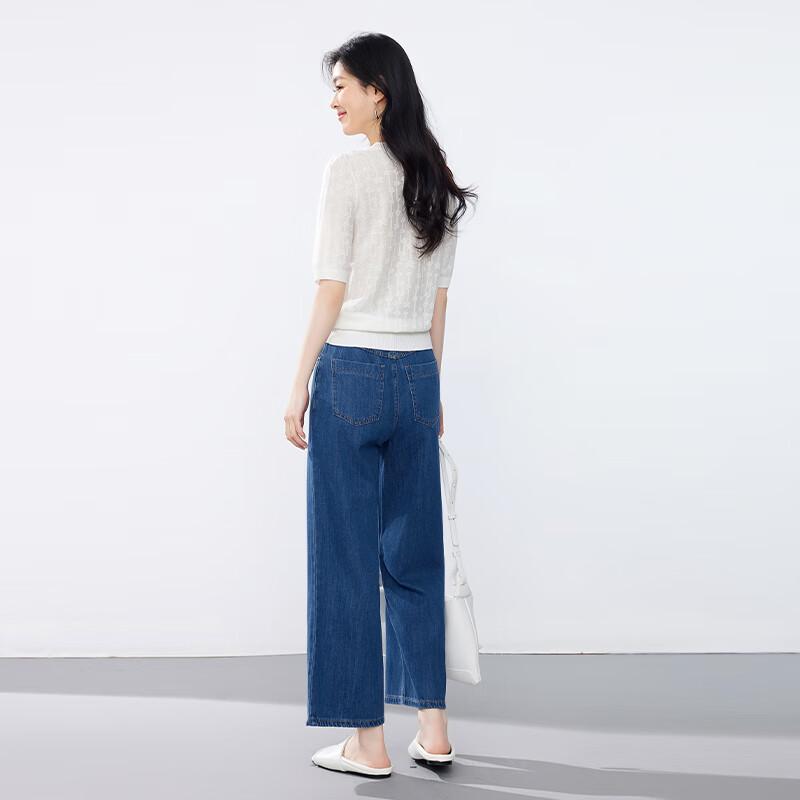 JOY SPEAKER Women's Round Neck Knit T-Shirt
