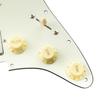 Musiclily Pro HSS ST Pickguard with Artec Alnico 5 Pickup Set for Strat Electric Aged White Pre-wired Guitar, 3-Piece