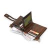 Men's Wallet, Leather Wallet, Casual and Fashionable, Double Zipper, Multi Card Retro Handbag, Coin Purse, Men's Wallet