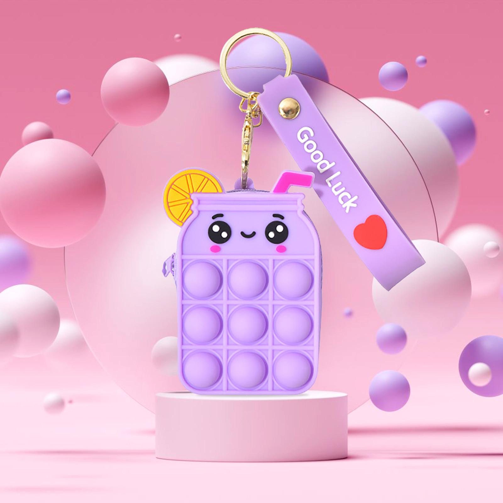 

Нажимная игрушка Подвеска Сумка Пузырьковая игрушка Игрушки для снятия стресса для взрослых и детей One size