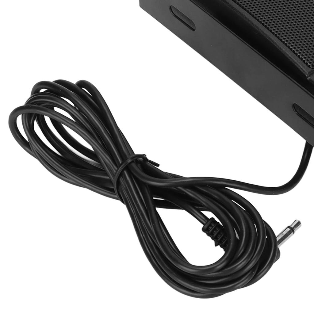 TS 750 Car Radio Speaker, External Communication Speaker with Base 3.5MM Car External Radio