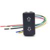 1Pc Car LED Light DRL Power Horn Mirror Heating Garage Door Double Switch For Toyota Land Cruiser Prado 120 FJ CRUISE LC76