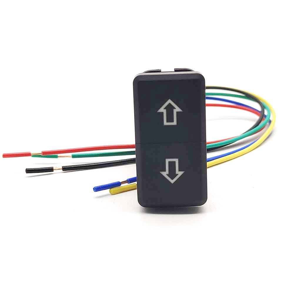 1Pc Car LED Light DRL Power Horn Mirror Heating Garage Door Double Switch For Toyota Land Cruiser Prado 120 FJ CRUISE LC76