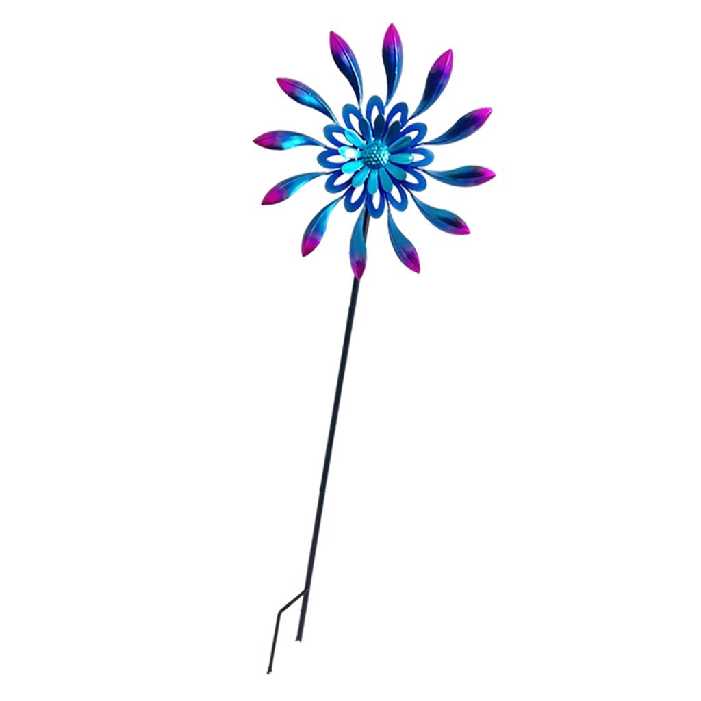 Rotating Wind Spinner Sculpture Suitable For Outdoor Decorations Easy Assembly Metal Garden Art Design Weather Resistant