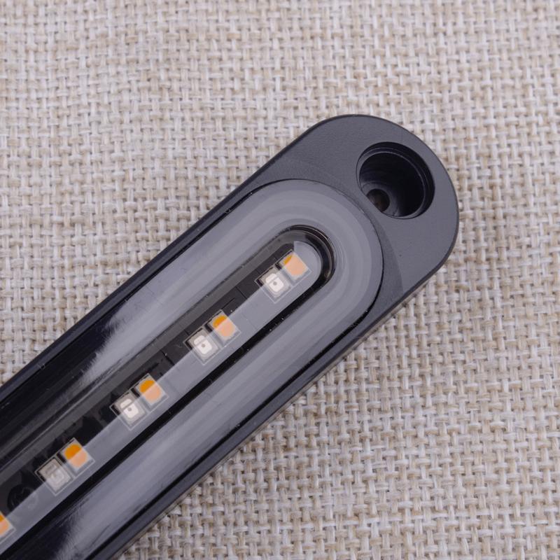 2Pcs 10" LED Tail Brake Stop Light Bar Flowing Sequential Turn Signal Lamp DRL Universal For Truck Trailer RV Lorry Van Car SUV