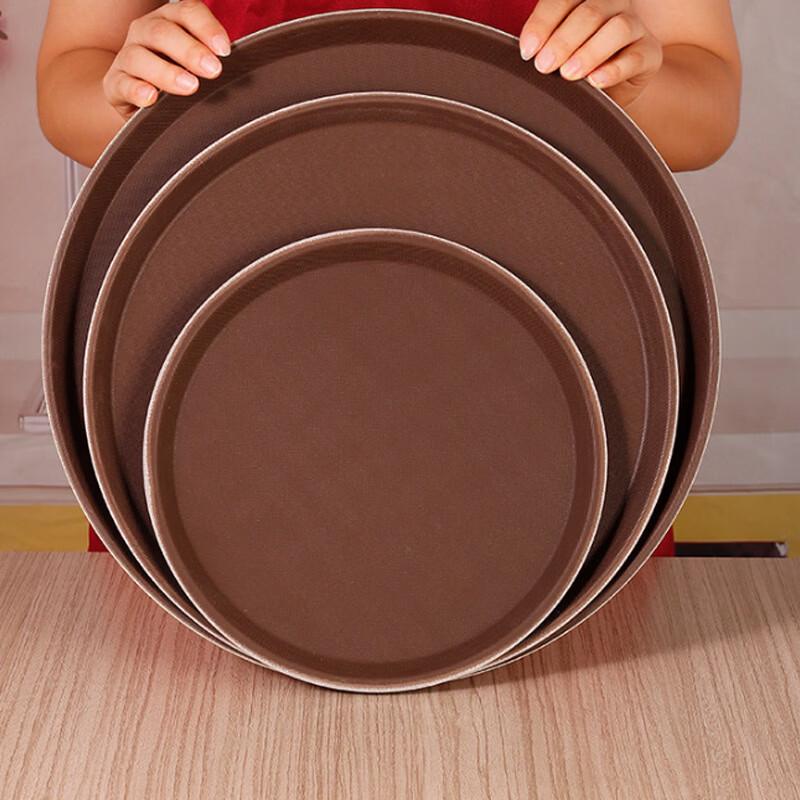Round Anti-Slip Serving Tray