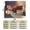 Customize Twilight Jacob Edward Blankets Fleece Winter Multifunction Super Warm Throw Blankets for Bed Couch Rug Piece