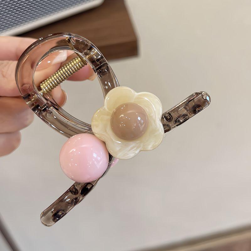 Nouvelle Pince à Cheveux Fleur Pour Femmes Élégante Style Chinois Magnolia Feuille de Bambou Fleur de Pêcher Pinces à Cheveux Été Plage Griffes de Requin