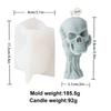 Halloween Skull Silicone Molds Epoxy Resin Mold DIY Scented Candle Mold Table Ornament Making Tool for Making Crafts