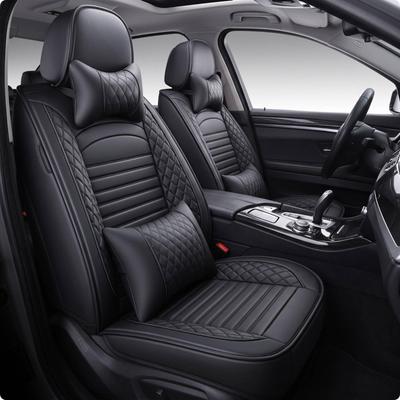 Padded Car Seat Cover with Cushion Stylish Leather Modern Accessory