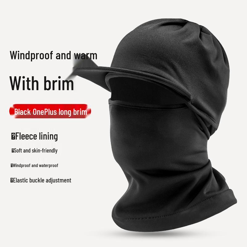Men s & Women s Windproof Winter Cycling Balaclava - Velvet Lined Face and Neck Protector for Cold Weather One Size