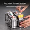 Ensemble de moules à glace en acier inoxydable pour bâtonnets glacés DIY