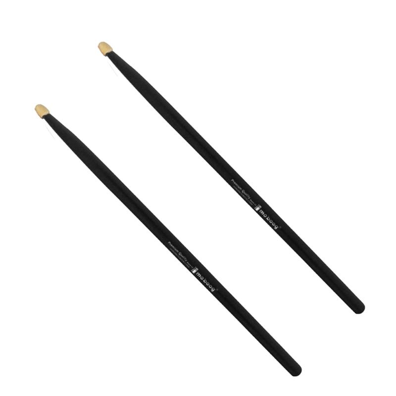 1 Paire de baguettes de batterie antidérapantes 5A/7A en érable pour débutant, étudiant, adulte