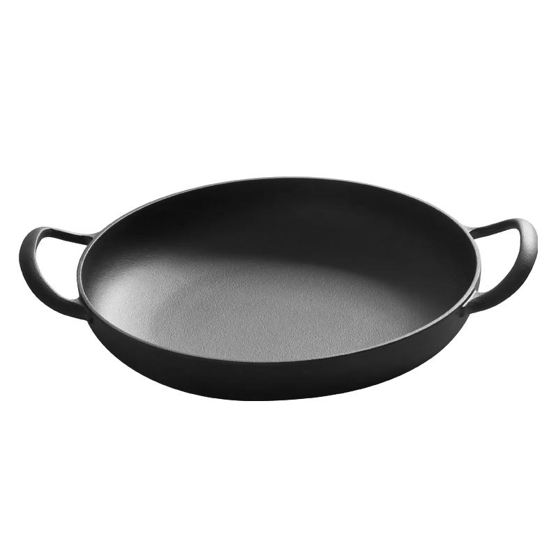 Dianjiang 30cm Thickened Cast Iron Frying Pan with Lid