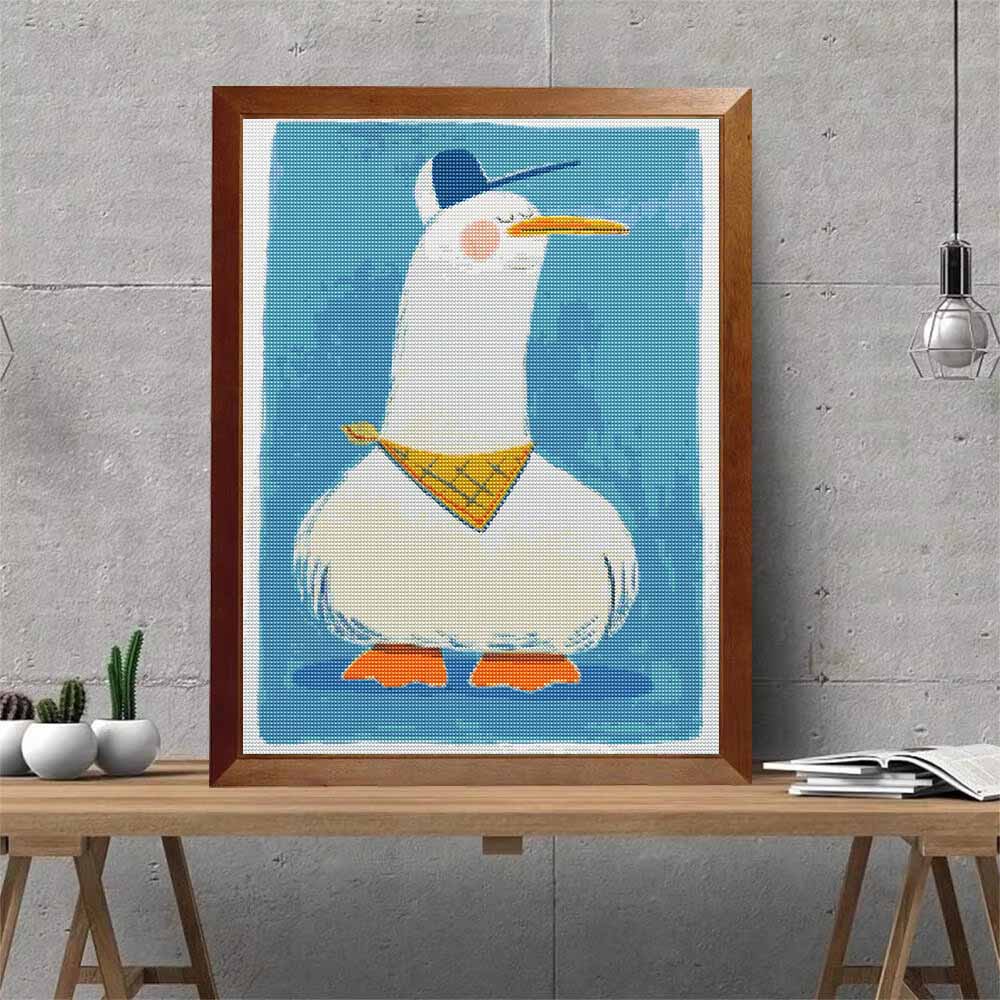 Premium 5D Diamond Painting Kits Cute Goose Full Round Drill Rhinestone Art Cross Stitch for Home Decor Wall Art Gift