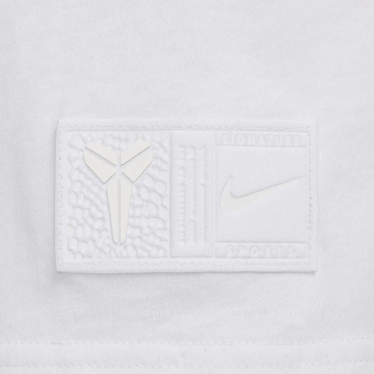 Nike Kobe 9 Max 90 Comfortable Soft Casual Short Sleeve T-Shirt Men Tops White FZ8072-100