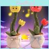 Plush Flower Singing Toy With Dancing Talking Repeating Multifunctional Tulip