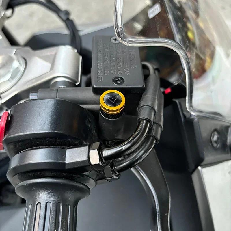 2pc For Triumph Trident 660 Tiger 800 900 GT Speed Triple 1050 Street Triple 675/R Motorcycle Mirror Hole Plug Screw Bolts Cover