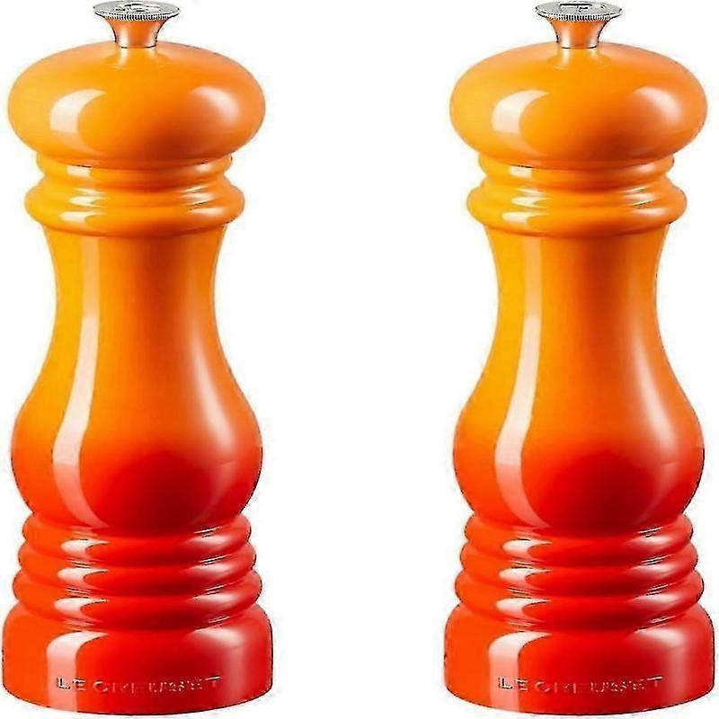 Flame mill set for salt and pepper 8-inch