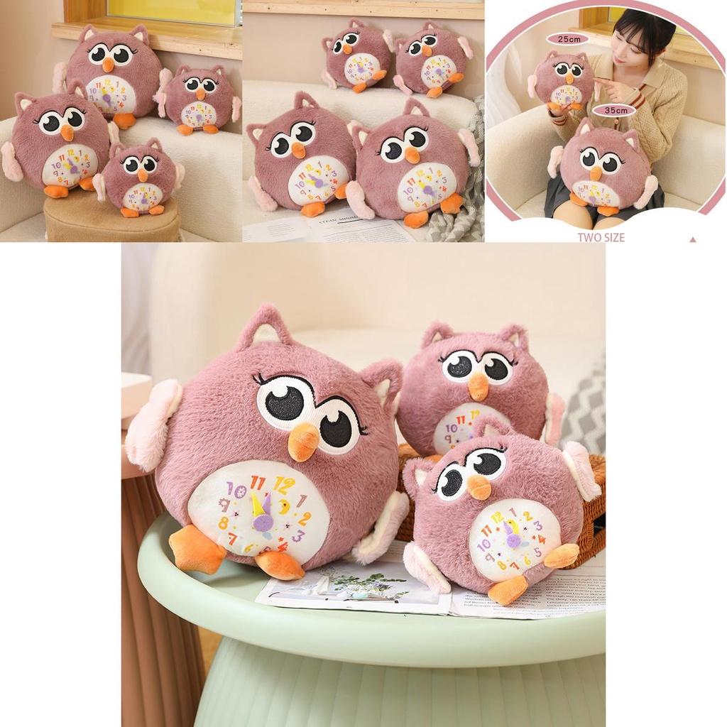 Cute Owl Plush Toy Short Plush Stuffed Animal