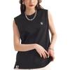MLB New York Yankees Classic Letter Print Sports Sleeveless T-Shirt Unisex Tops Black 3ATK01023-50BKS